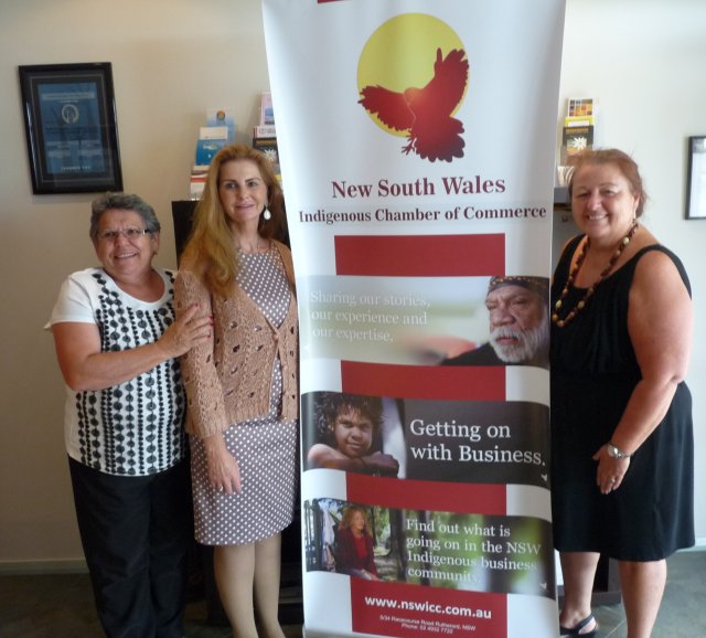 Joy Reid, Debbie Barwick and Liz McEntyre, Mandurah Hunter Indigenous Business Chamber, 2014